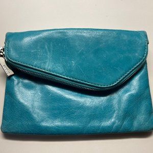 HOBO leather clutch - mini - fold over style